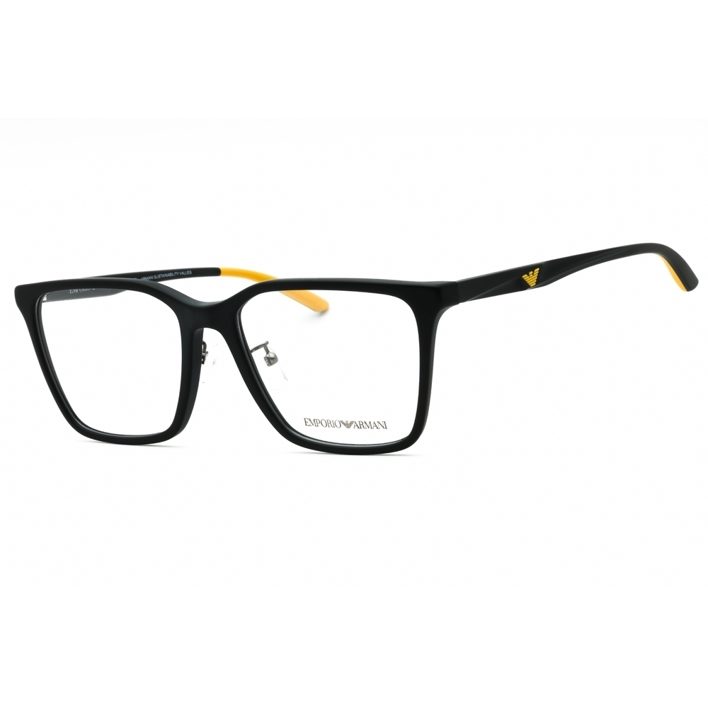 Emporio Armani EA3232D Eyeglasses Black Plastic Rectangular